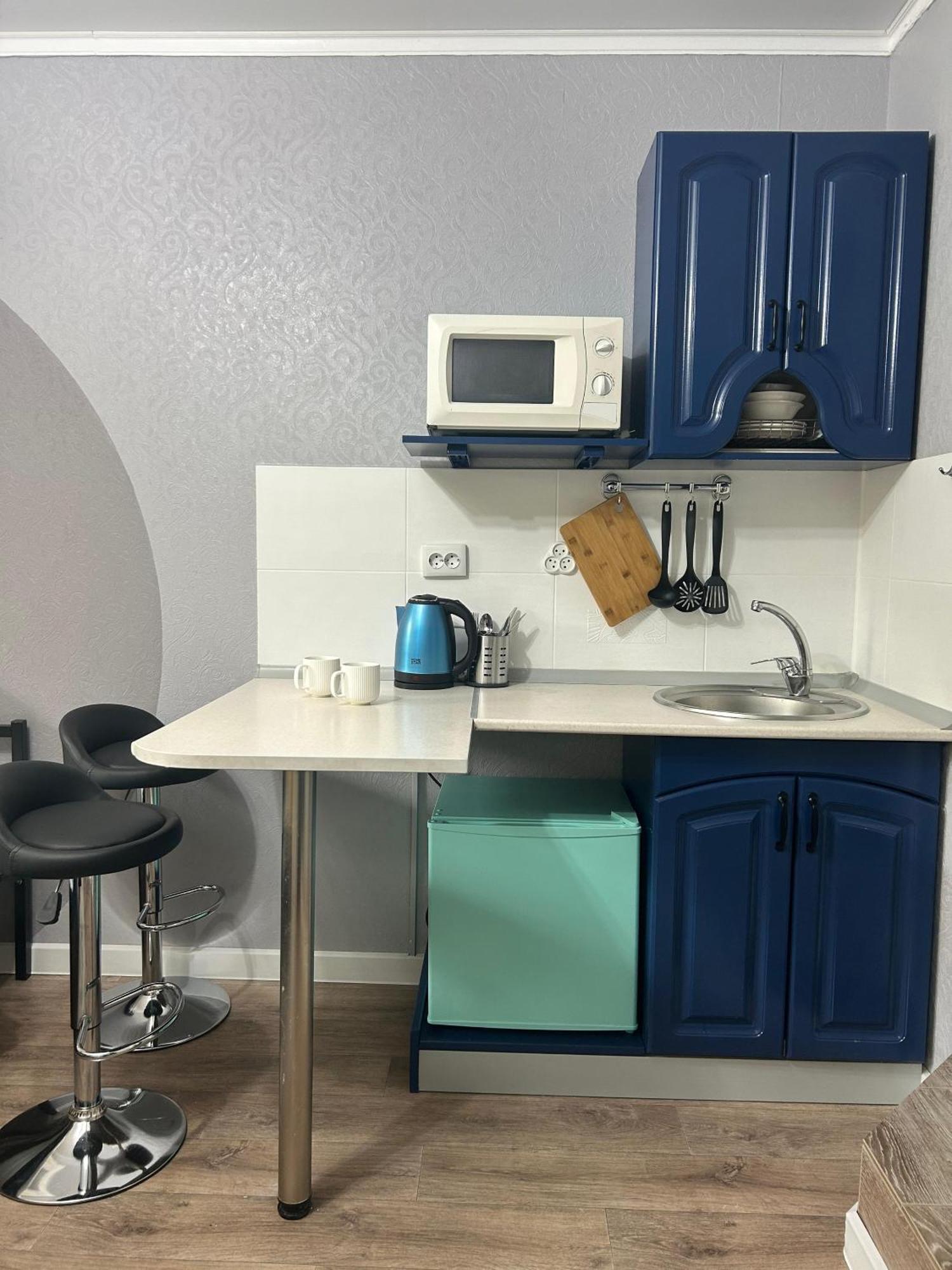 Квартира-студия на улице Басенова, 45 Алматы Экстерьер фото