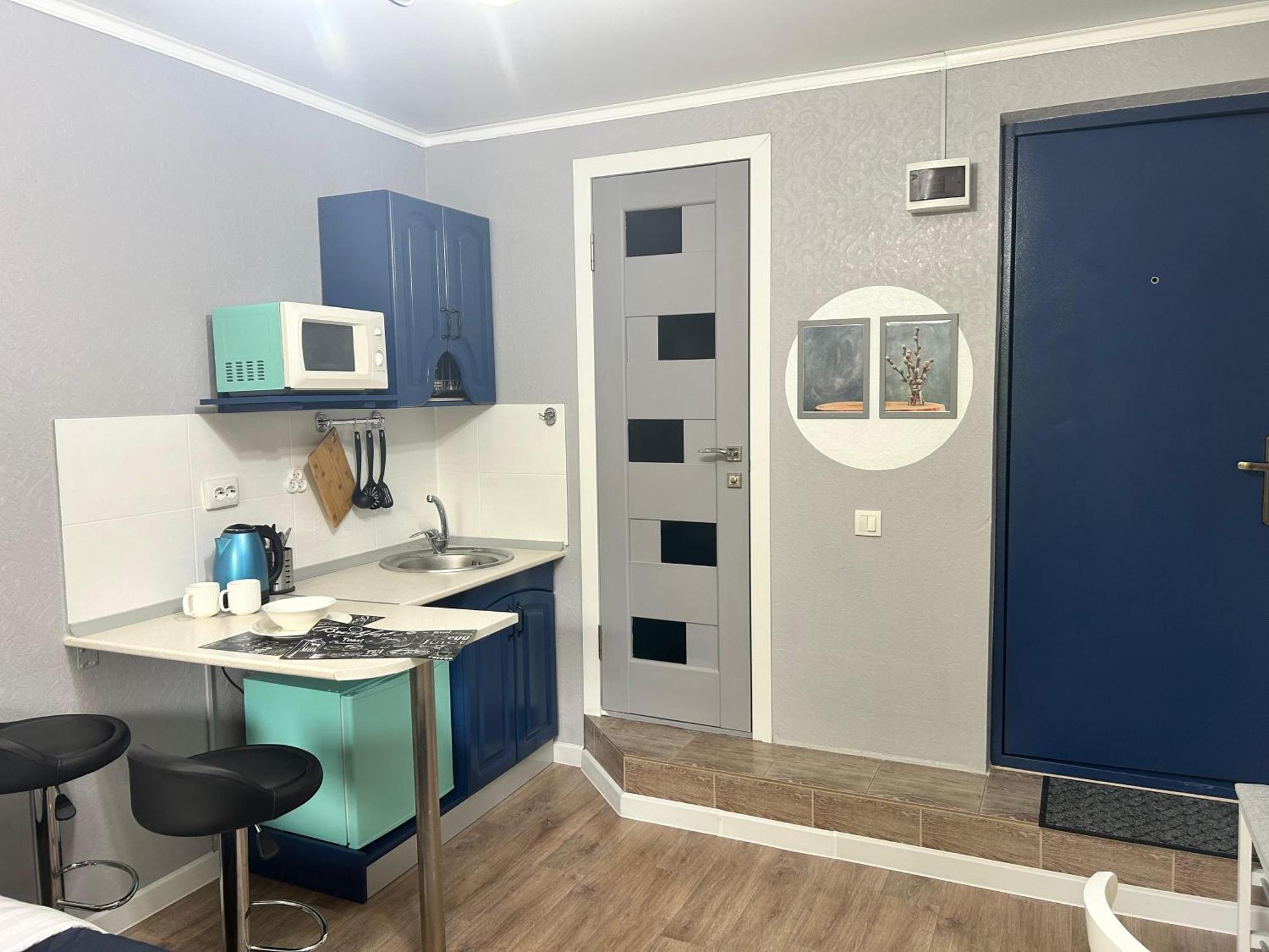Квартира-студия на улице Басенова, 45 Алматы Экстерьер фото
